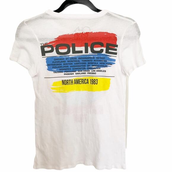 Chaser The Police North American Tour Tee Small Indie Sleaze NWT - Picture 4 of 7